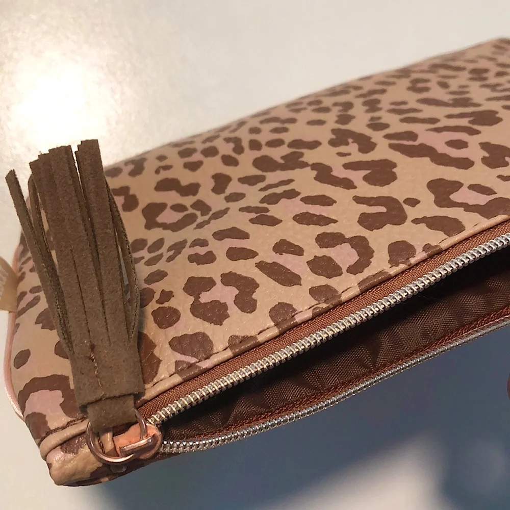 New Leopard Print Makeup Bag